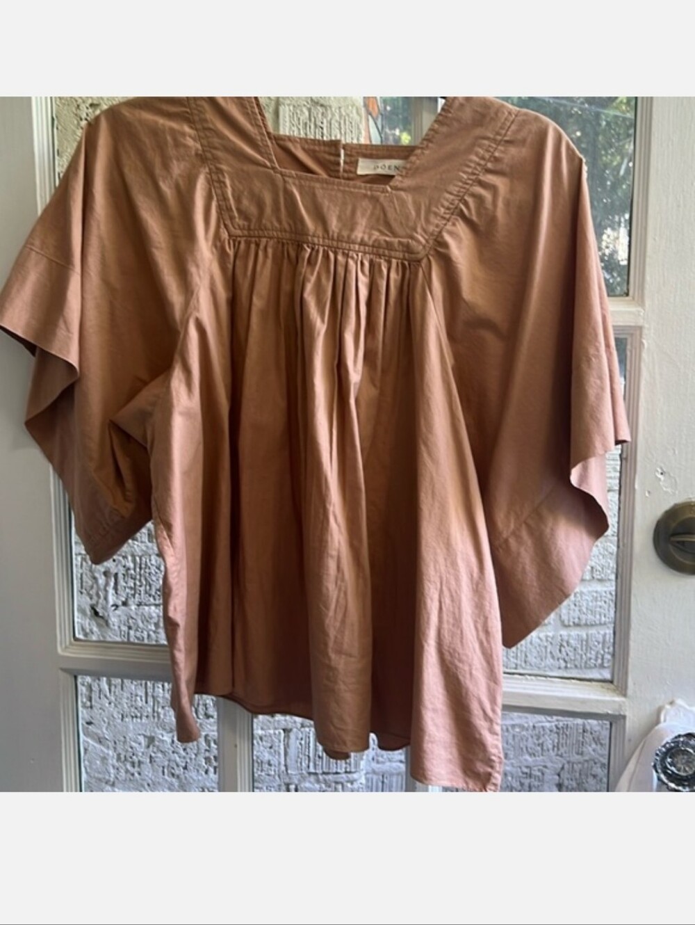 Doen Peachy Gathered Cotton Top